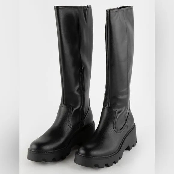 🌲 DOLCE VITA Varoon Black Knee High Womens Boots 10 NWT