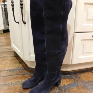 ! J.Crew $348 Suede Over The Knee Boots F8009