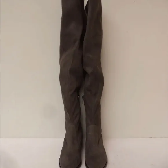 🔥 New, without box.Marc Fisher Women' Grey Yakira Over The Knee Boot, Size 7 M