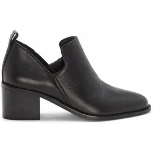 1. State Black Leather Ankle Booties 8.5