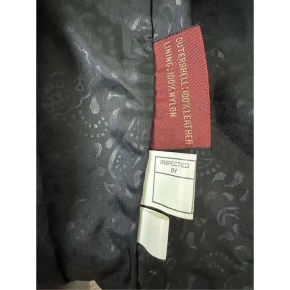 100% Leather Long Black Double Breasted Lined Trench Coat Unisex Size Me…