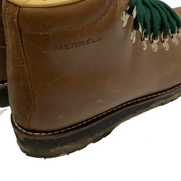 11 / Merrell Men’s Wilderness Leather Hiking Boots Outdoor Expedition Boots