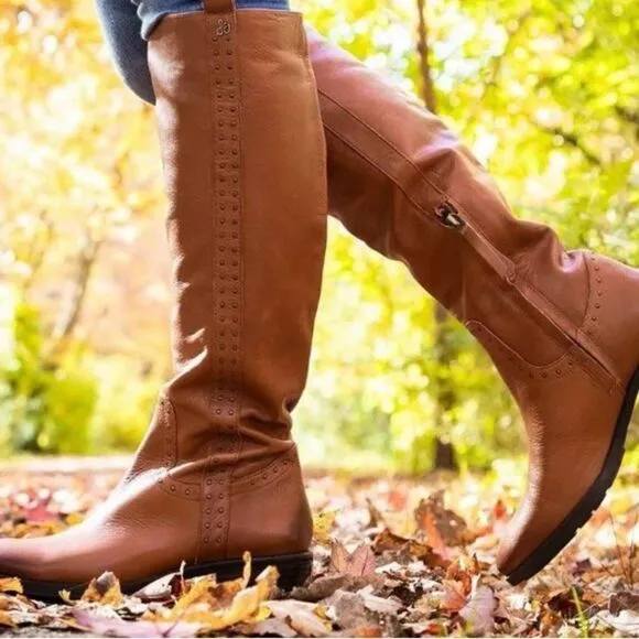 #232 SAM EDELMAN PRINA Riding Boots Size 8 New
