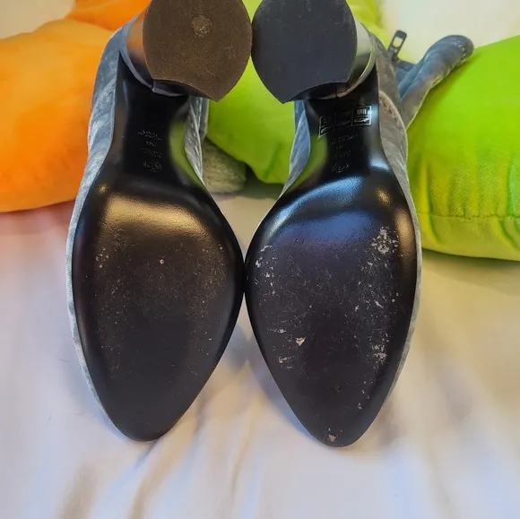 3.1 Phillip Lim Crushed Velvet Kyoto Ankle Boots 36