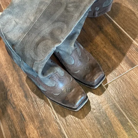 8.5 LISA FOR D PLINER Knee hi cowgirl boots