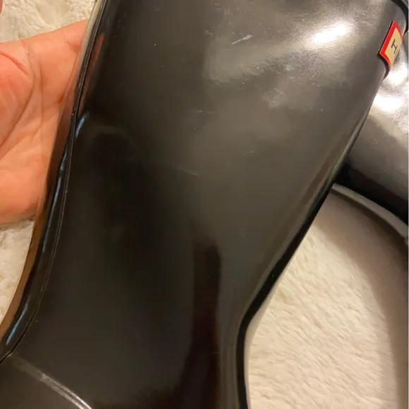 $90 Hunter unisex Original kids classic gloss rain boots size 3