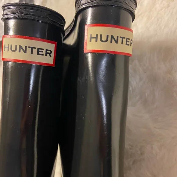 $90 Hunter unisex Original kids classic gloss rain boots size 3