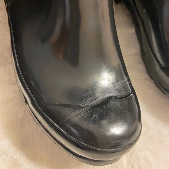 $90 Hunter unisex Original kids classic gloss rain boots size 3