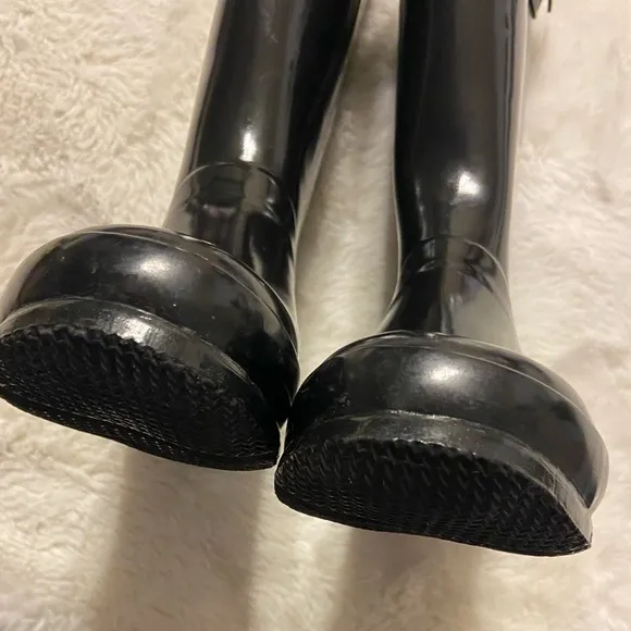 $90 Hunter unisex Original kids classic gloss rain boots size 3