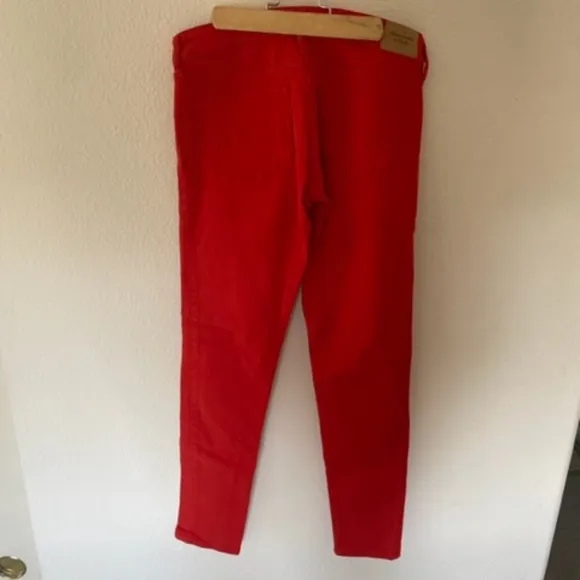 Abercrombie &amp; Fitch | NWOT Women's Neon Red/Orange Low-Rise Skinny Jeans ❤️