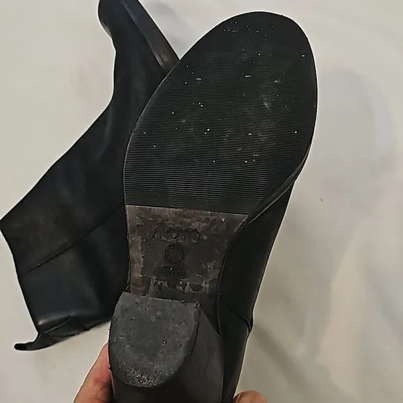 acne pistol boots in black 37