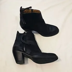 acne pistol boots in black 37