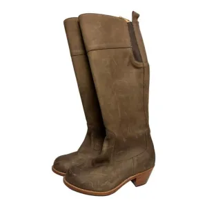 Adelante Condesa 9EE Tall Knee Riding Boot Brown Leather Nubuck