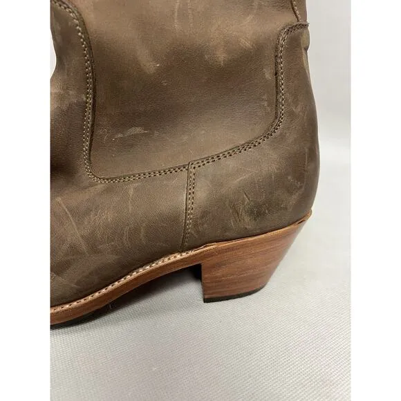 Adelante Condesa 9EE Tall Knee Riding Boot Brown Leather Nubuck