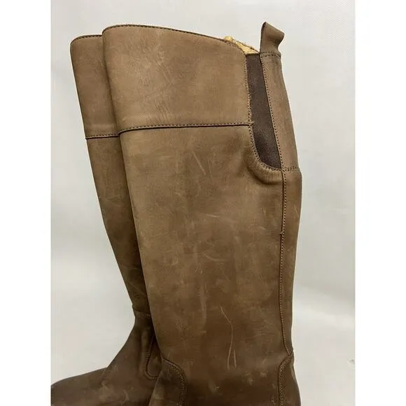 Adelante Condesa 9EE Tall Knee Riding Boot Brown Leather Nubuck