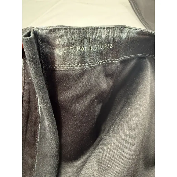 Aerosoles Incredible riding Boots black Leather Double Zip Sz 9.5M Heelrest
