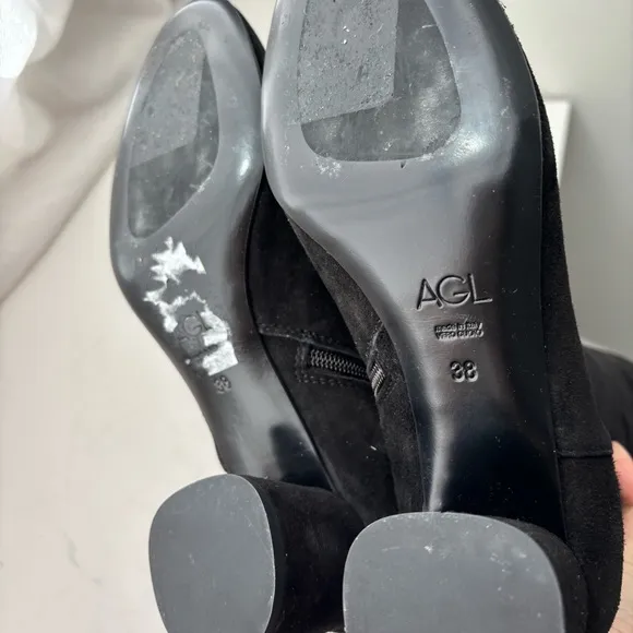 AGL Lorette 50mm knee-high boots Sz 38/US8