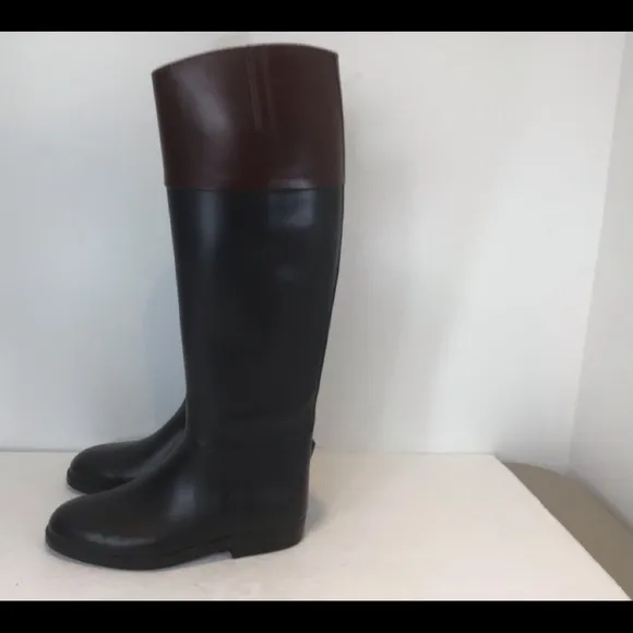 AIGLE COUPÉ SAUMUR FRENCH RIDING RAIN BARN BOOTS SZ EUR 36 US 6