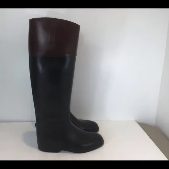AIGLE COUPÉ SAUMUR FRENCH RIDING RAIN BARN BOOTS SZ EUR 36 US 6