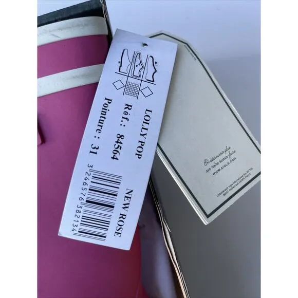 Aigle Lilly Pop New Rose Kids Size 13