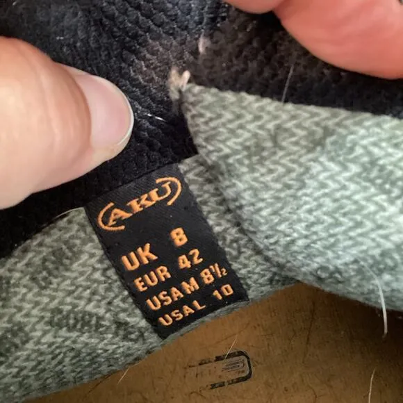 AKU Boots M 8.5 W 10 Unisex Mountaineering Hiking Waterproof Hiking Vibram Sole