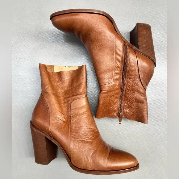 Aldo Leather Greca Booties
