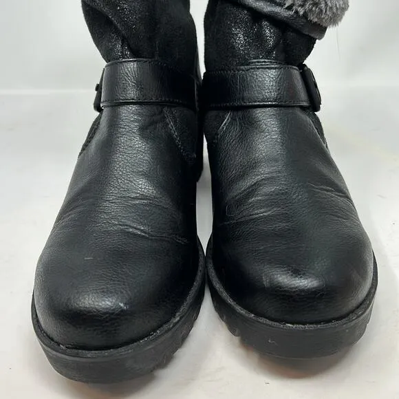 Aldo Women's Black Moto Ankle Boots Size 10