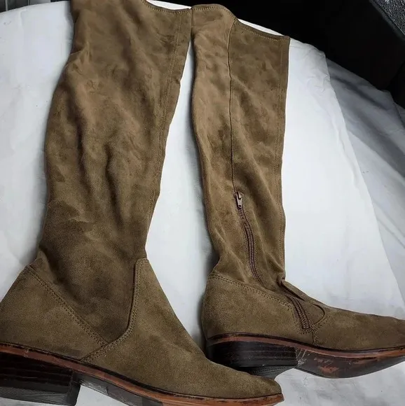 Aldo Womens Boots Brown Suede Size 7.5