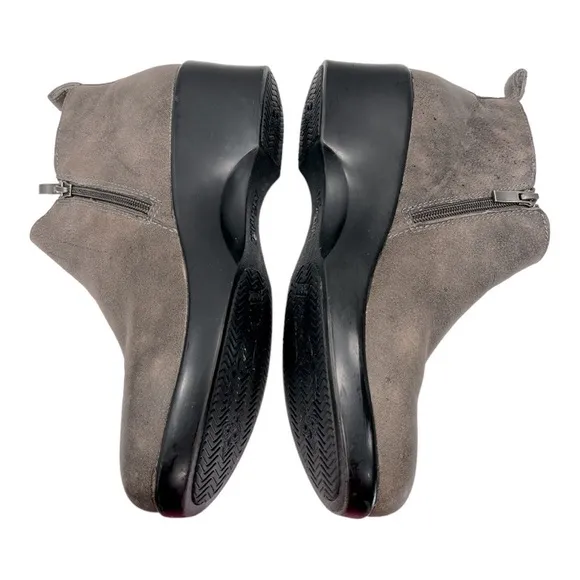 Alegria Ever Stonewall Boots Gray Leather size 41 US 10.5-11