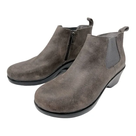Alegria Ever Stonewall Boots Gray Leather size 41 US 10.5-11