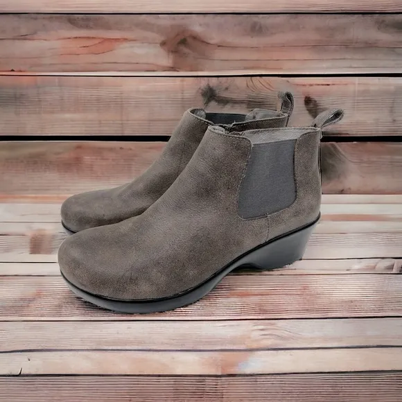 Alegria Ever Stonewall Boots Gray Leather size 41 US 10.5-11
