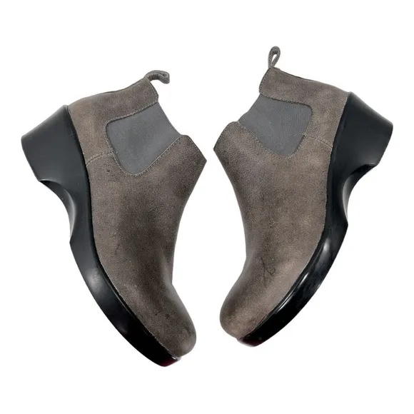 Alegria Ever Stonewall Boots Gray Leather size 41 US 10.5-11