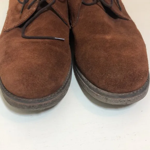 Alfani Suede Brick Brown Boots Size 10.5