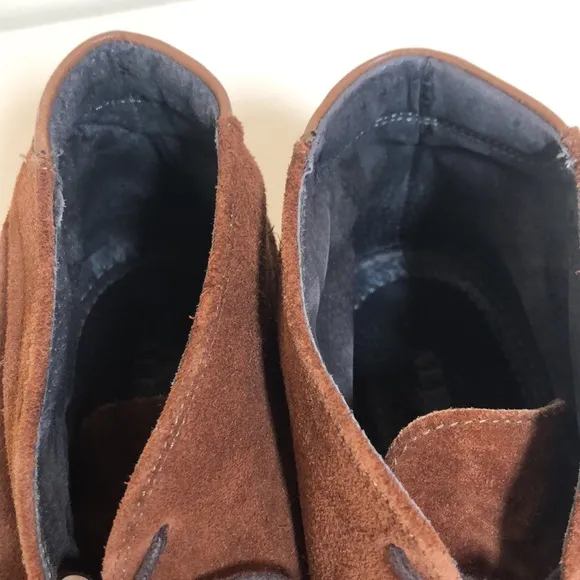 Alfani Suede Brick Brown Boots Size 10.5