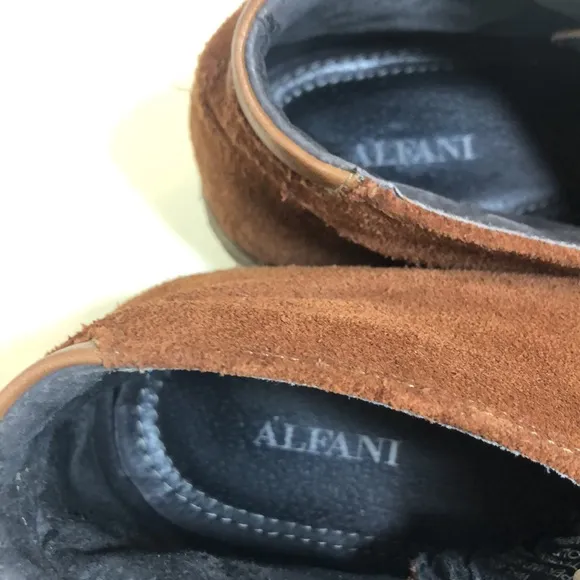 Alfani Suede Brick Brown Boots Size 10.5