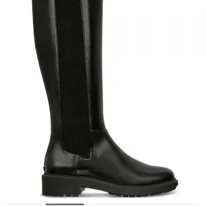 Alfani Women's Tamira Knee High Riding Boots 7.5M Black Smooth NWT