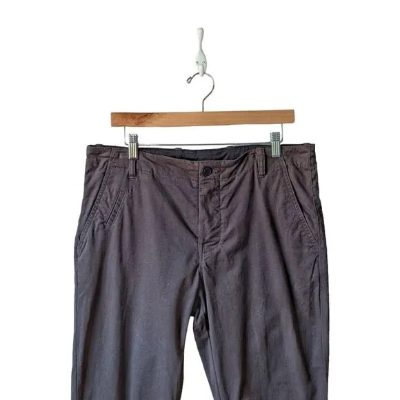 All Saints Stove Button Fly Chinos in Dark Brown Men's sz 33