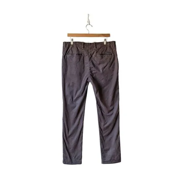 All Saints Stove Button Fly Chinos in Dark Brown Men's sz 33
