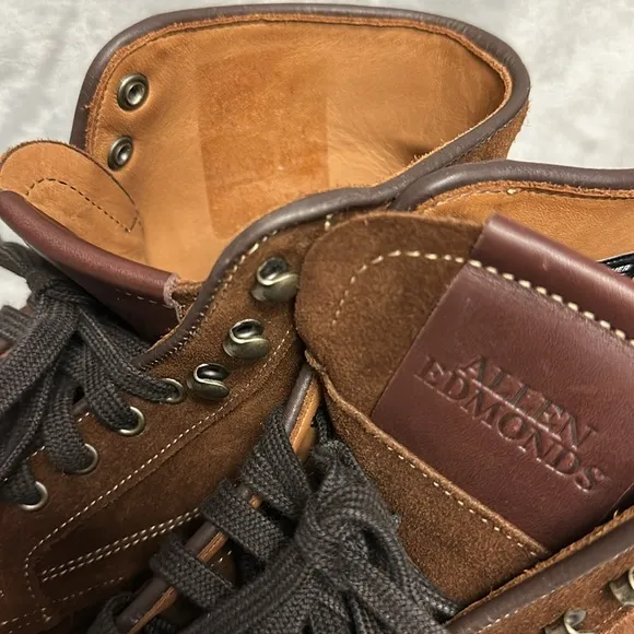 Allen Edmonds Freeport Apron Toe Boots Size 9.5