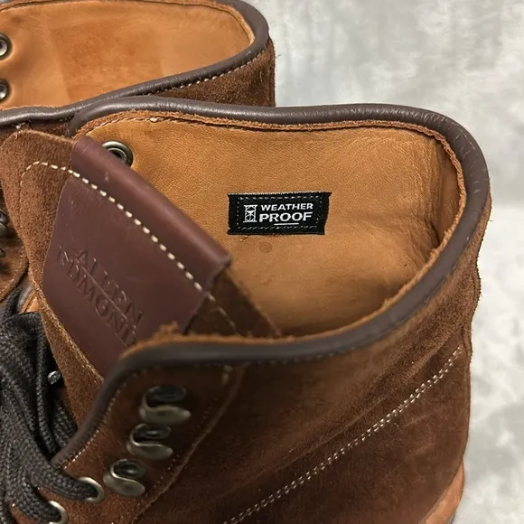 Allen Edmonds Freeport Apron Toe Boots Size 9.5