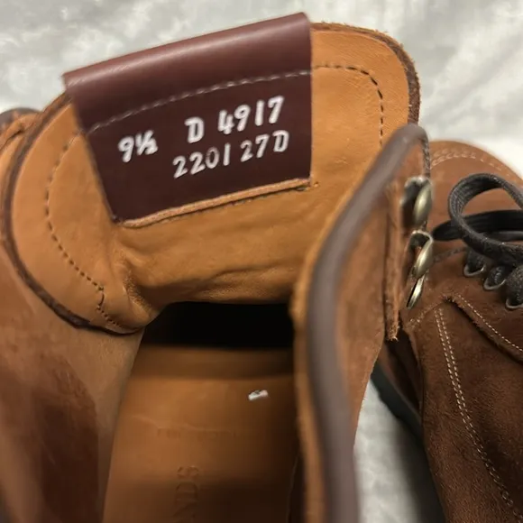 Allen Edmonds Freeport Apron Toe Boots Size 9.5