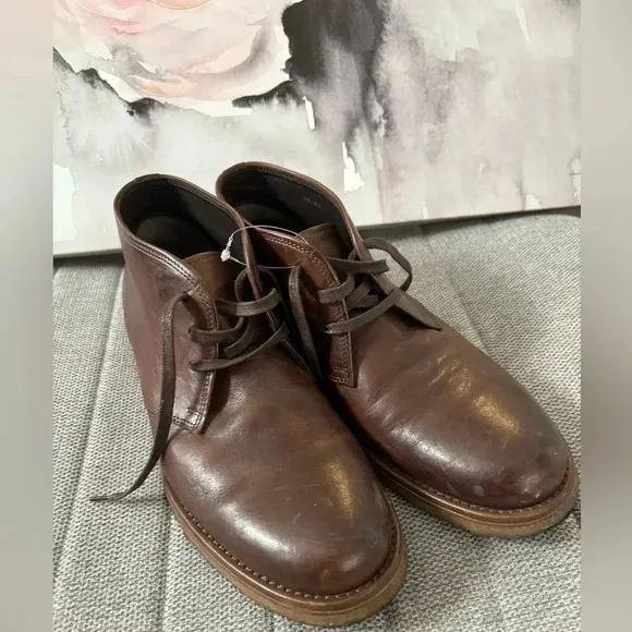 Allen Edmonds Montauk Brown Leather Chukka Boots Men's Size 8