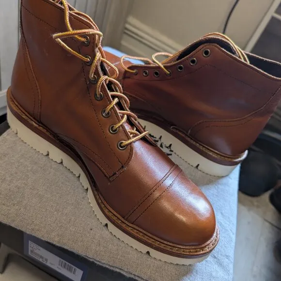 Allen Edmonds Tan Park City Waterproof Boots Size 9 D - NWB