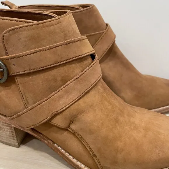 &quot;Back Loop&quot; Pointed Boot by Free People Women's Size 41 EU/ 10 US Tan/Brown