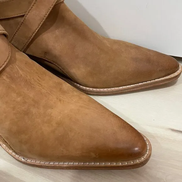 &quot;Back Loop&quot; Pointed Boot by Free People Women's Size 41 EU/ 10 US Tan/Brown