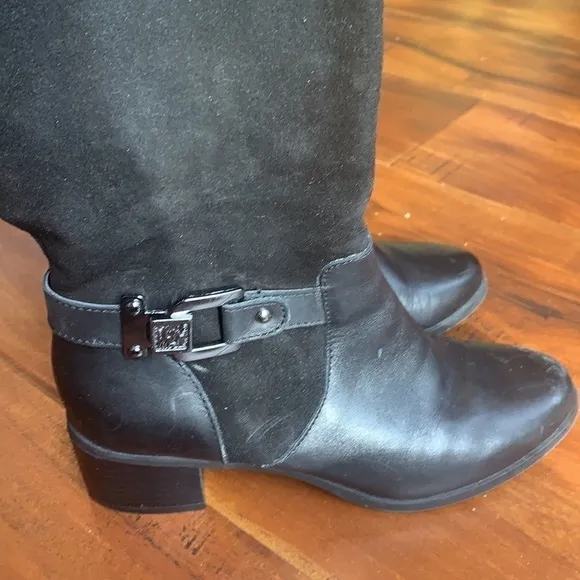 𝅺ANNE Klein Suede Boots Bootie Shoes