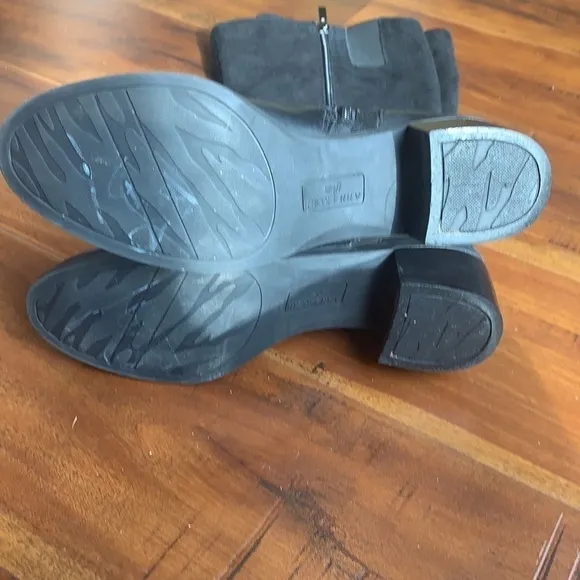 𝅺ANNE Klein Suede Boots Bootie Shoes