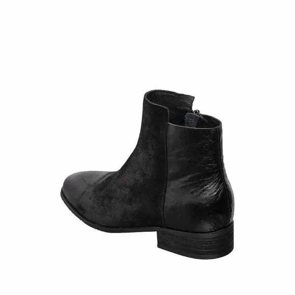 Anthropologie Antelope L04 Caddie Ankle Boots Bootie Black Sz 39 / 8.5 NEW $219