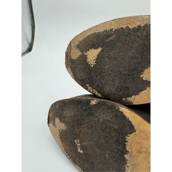 Anthropologie Howsty Slouchy Ankle Booties, Grey Suede Boho Made In Spain