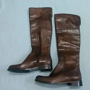 Anthropologie Miss Albright Leather Boots